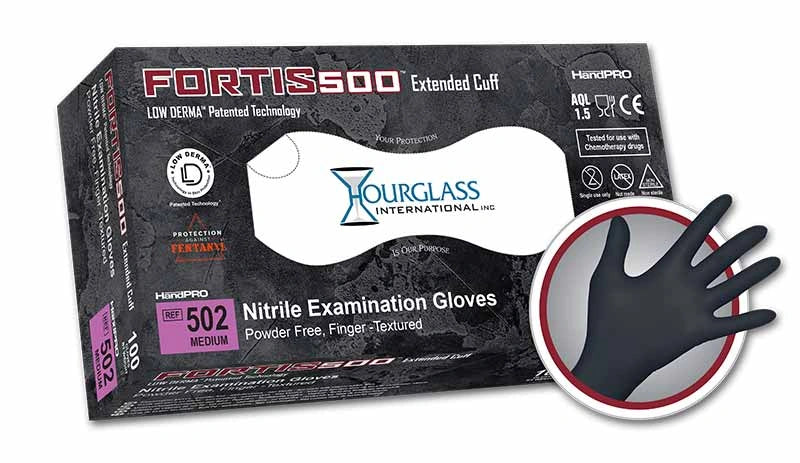 Fortis 500 Boxed Nitrile Exam Gloves