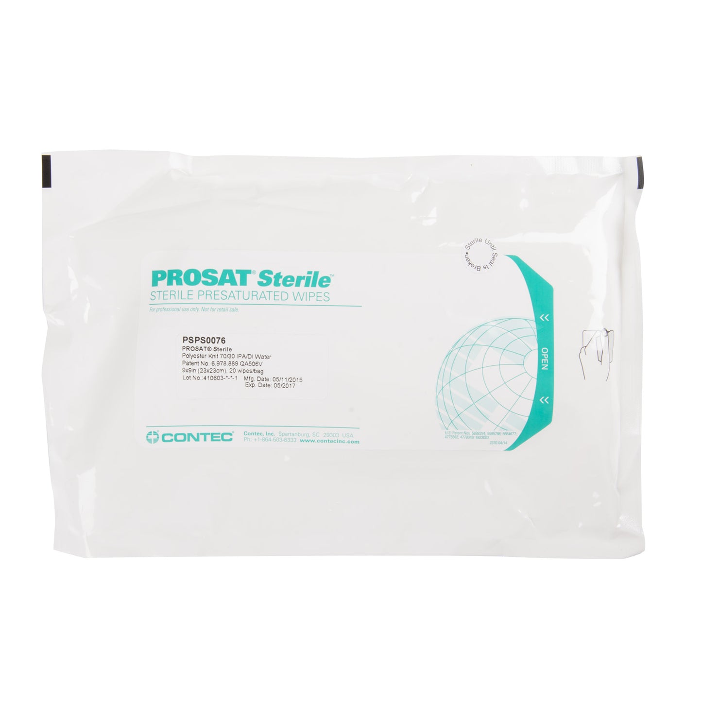 Wipes: ProSat® Polynit Heatseal Sterile