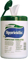 Sporicidin Disinfectant Towelettes 