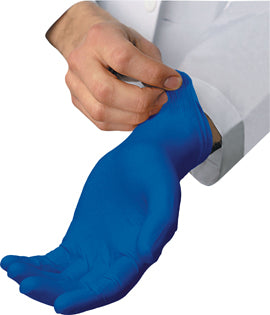 Medical Grade Gloves: Blue Powder Free Latex