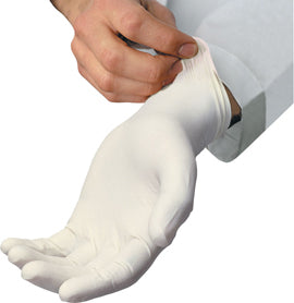 Medical Grade Gloves: Safety Zone® Powder-Free Natural Latex