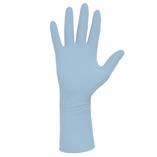 HALYARD PUREZERO HG3 Light Blue Nitrile Gloves