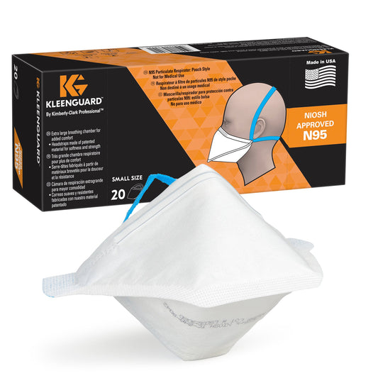 Kimtech™ NIOSH Certified N95 Respirator Pouch-Style Face Masks