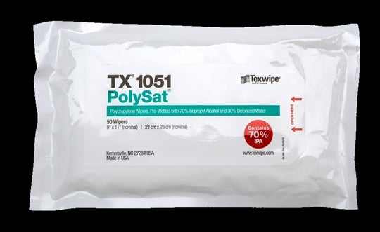 Wipes: Texwipe PolySat® Pre-wetted Wipers