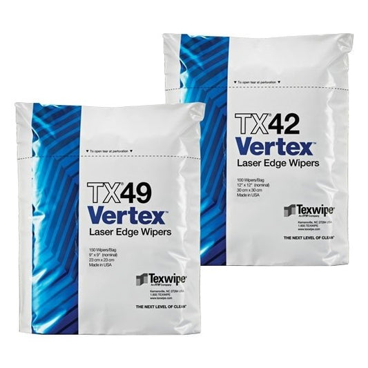 Wipes: Texwipe Vertex Dry | Pre-wetted Wipers