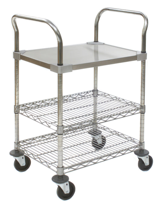 Furniture: Utility Carts with Solid Shelf