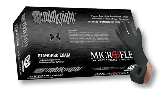 MicroFlex® MidKnight Powder-Free gloves