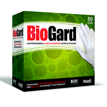 BioGard Antimicrobial Nitrile Gloves