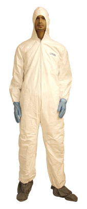 Tyvek Coverall with Hood and Boots